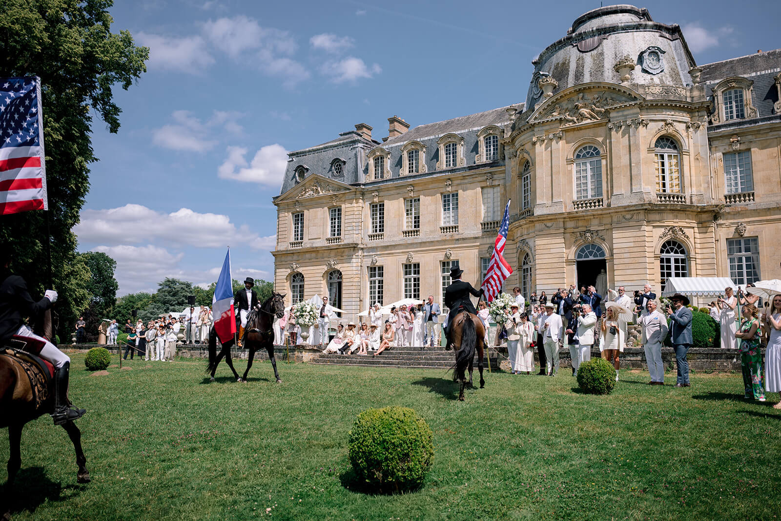 AFV Patrons at Chateau de Champlatreux